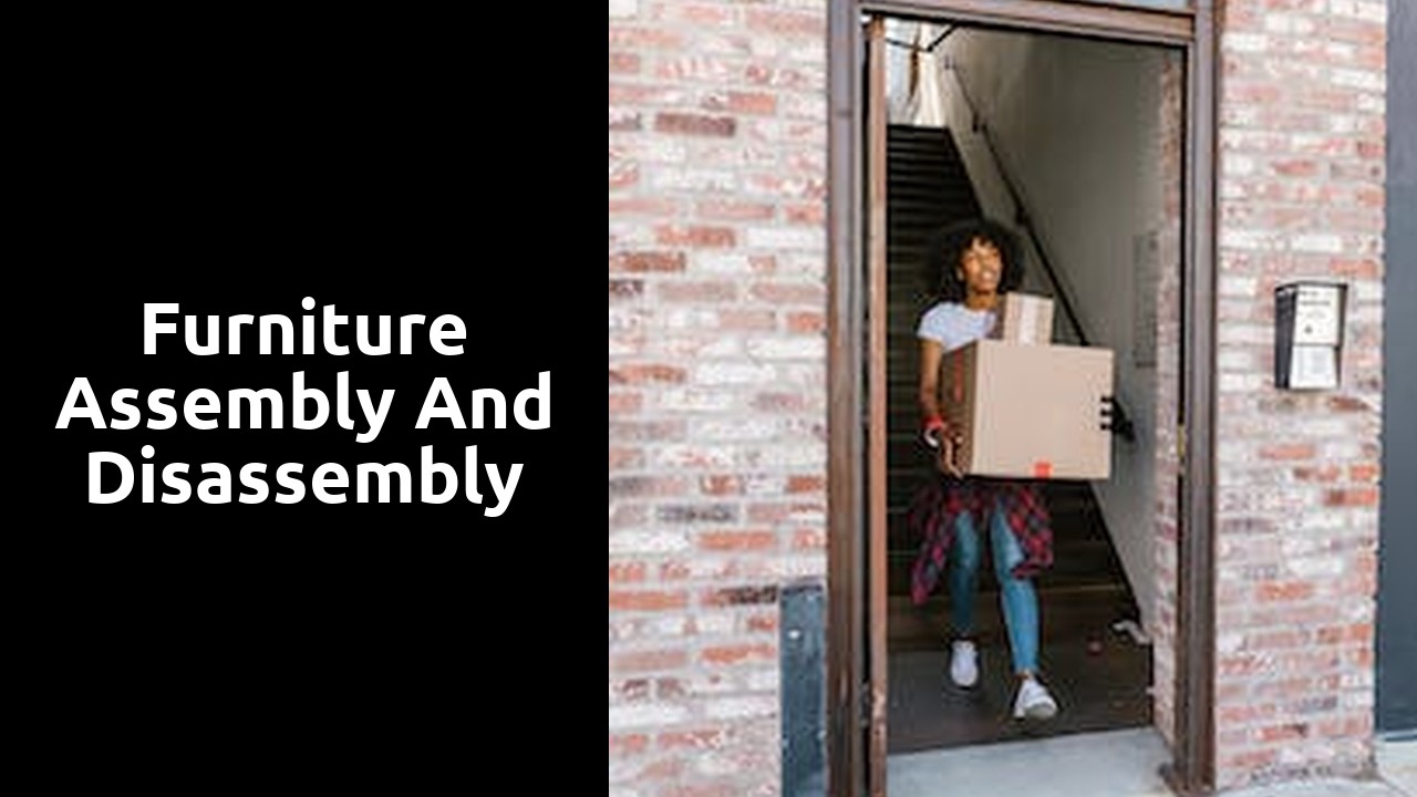Furniture Assembly and Disassembly