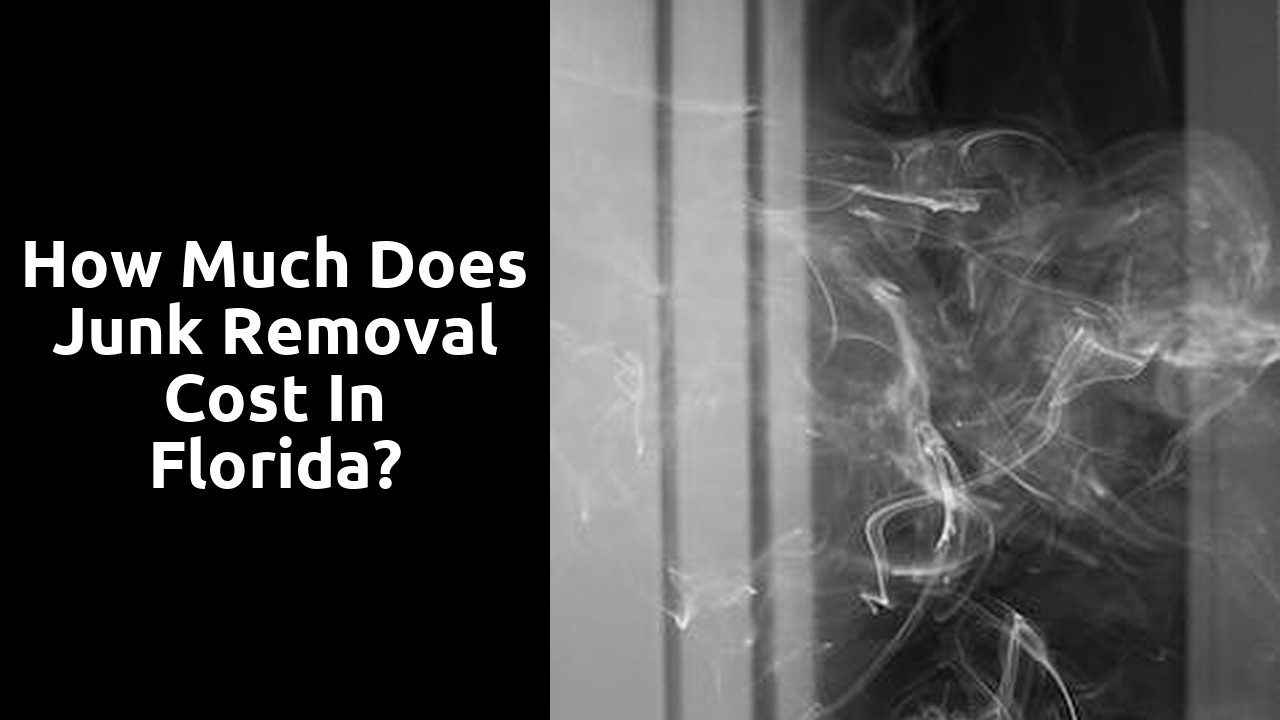 How much does junk removal cost in Florida?