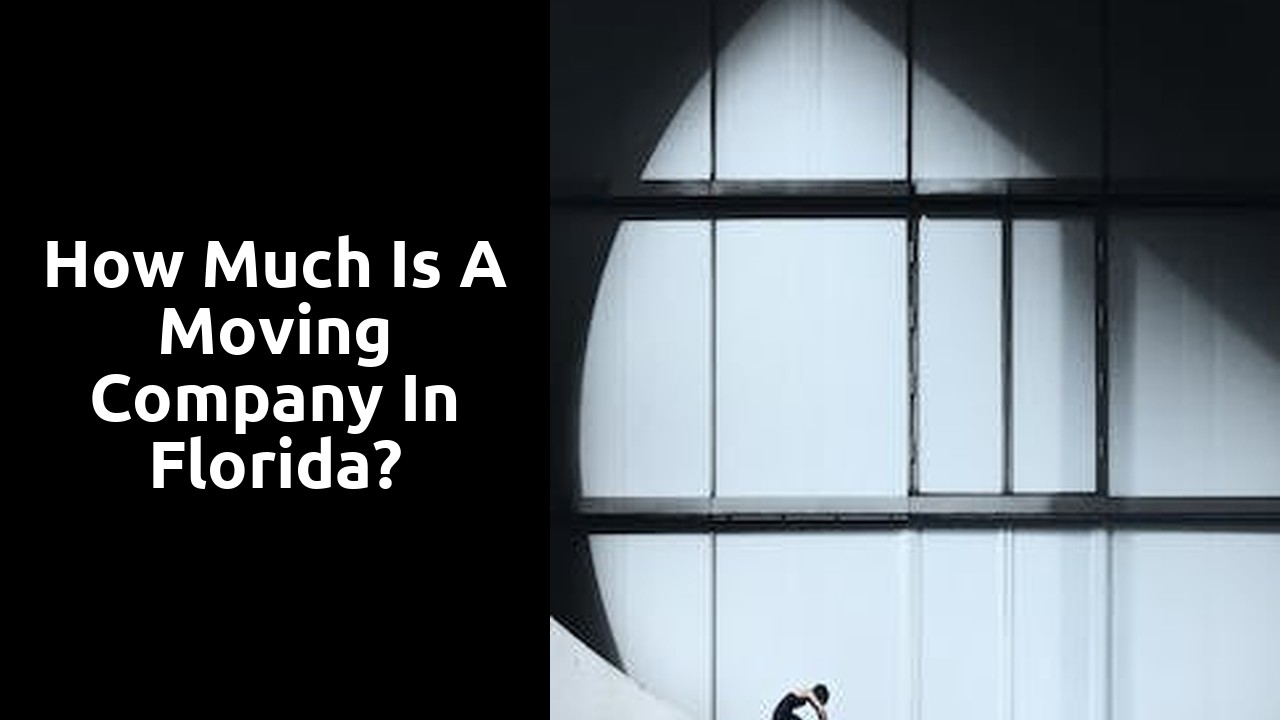How much is a moving company in Florida?