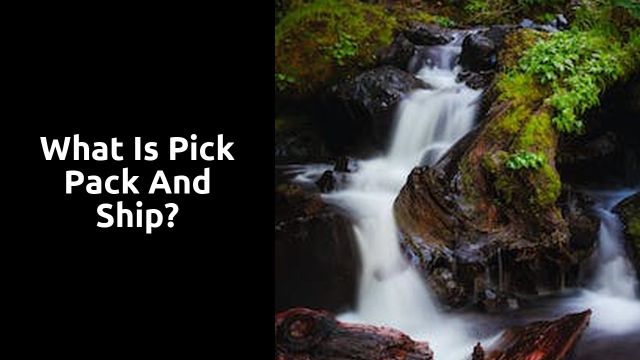 What is pick pack and ship?